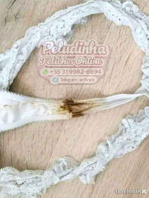 CALCINHA USADA BUCETA MELADINHA